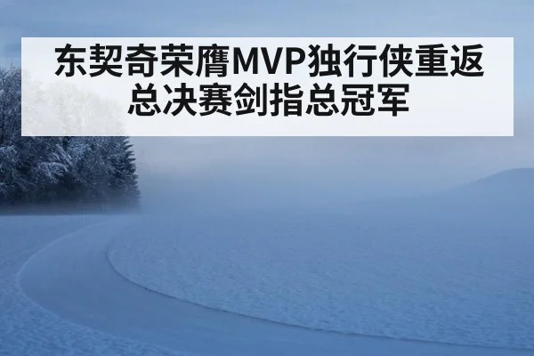 东契奇荣膺MVP独行侠重返总决赛剑指总冠军